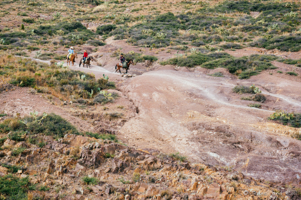 Real de Catorce - Tourists on horses