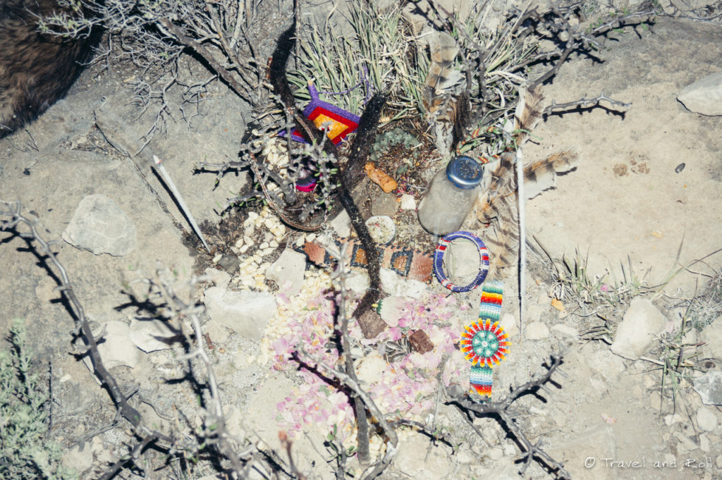Real de Catorce - Offerings to our first Peyote